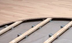 Pavimento ammortizzante in legno per la danza modello Uno B78 spessore mm 78